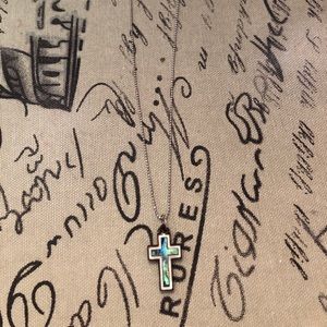 Handmade Jerusalem cross necklace